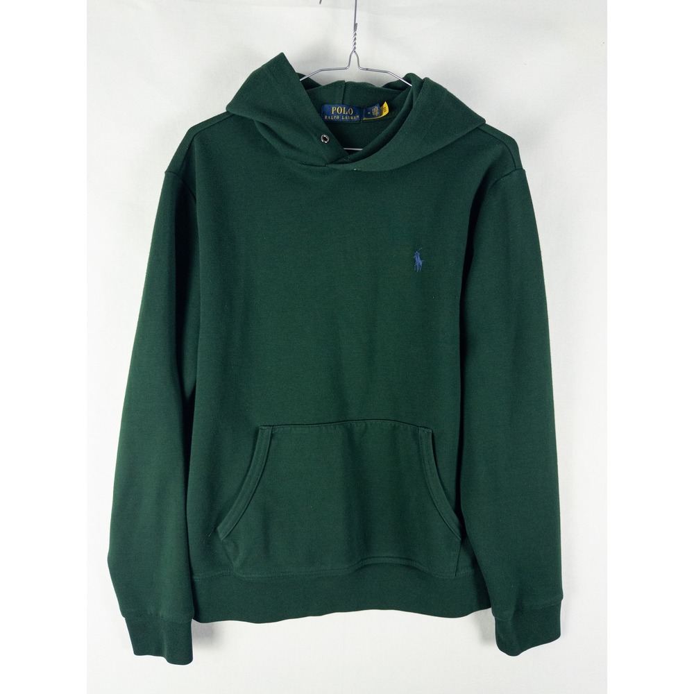 Polo Ralph Lauren Embroidered Pony Hoodie Pullover Mens M Forest Green Preppy St